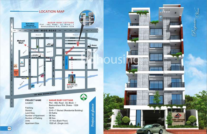 NAGAR RUBY COTTAGE, Apartment/Flats at Bashundhara R/A