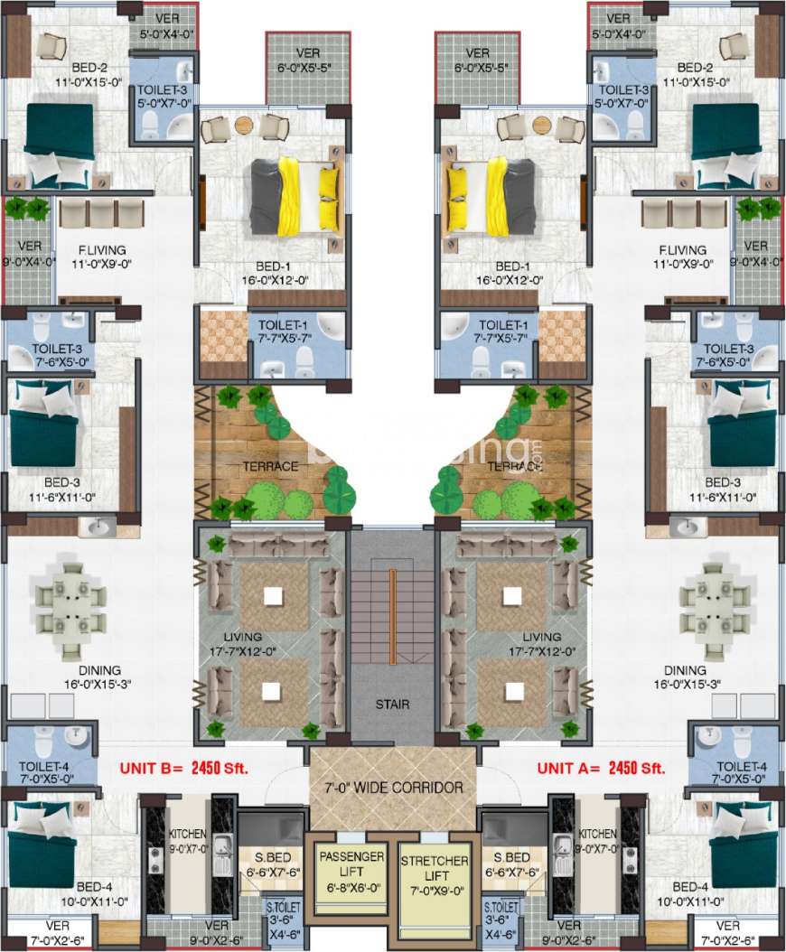 DREAMWAY HOLDINGS LTD., Land Sharing Flat at Bashundhara R/A