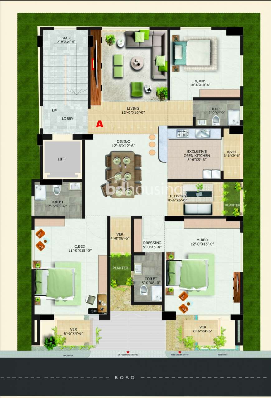 Haitans South winds, Apartment/Flats at Aftab Nagar