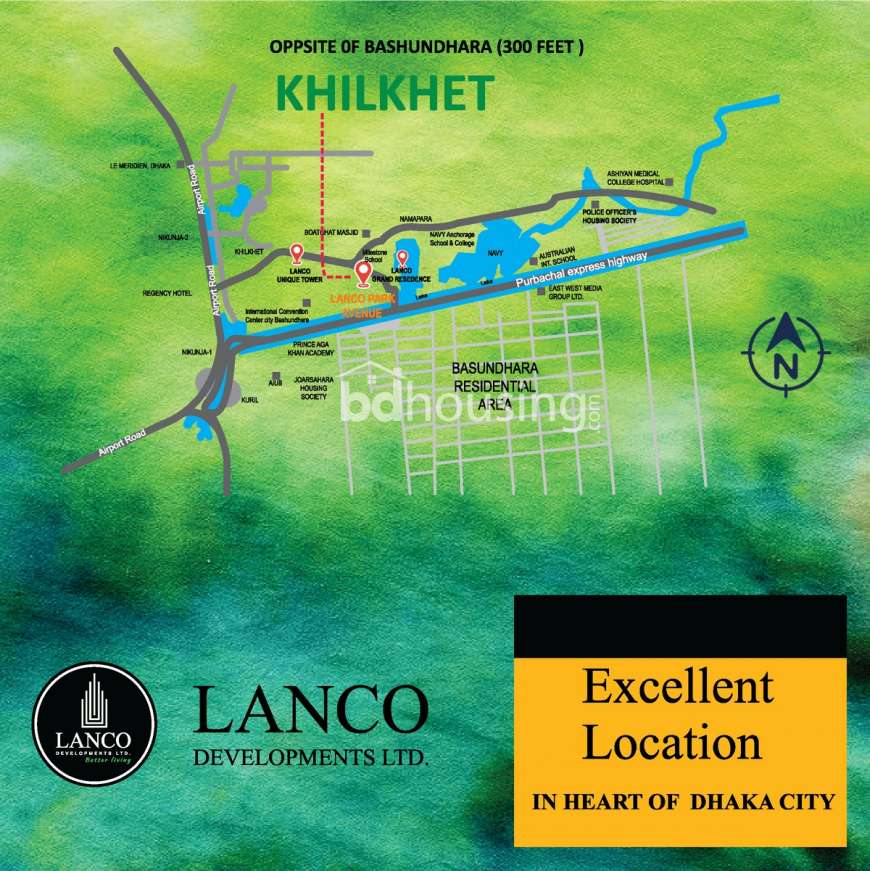 LANCO GRAND RESIDENCE, Apartment/Flats at Khilkhet