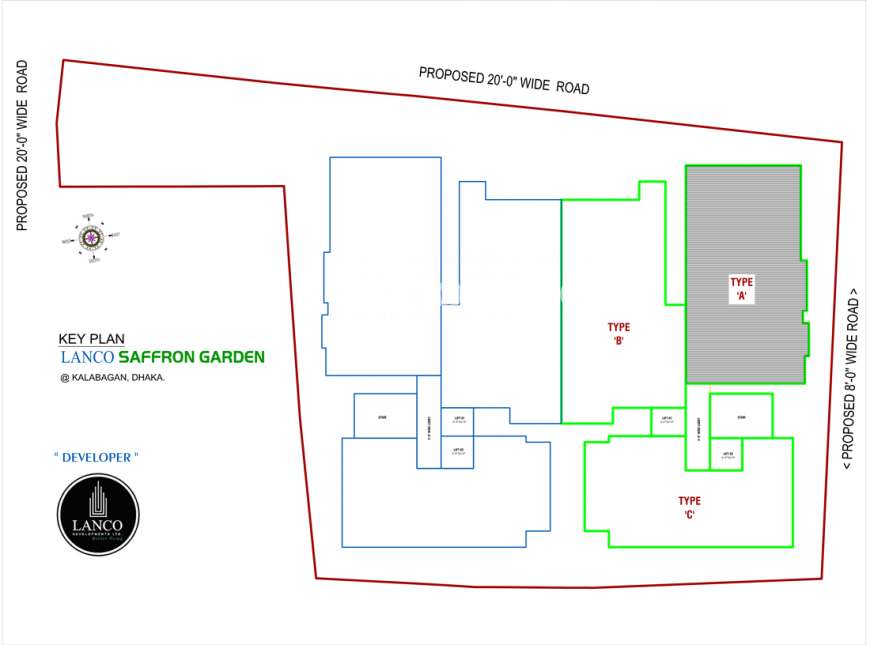 LANCO SAFFRON GARDEN, Apartment/Flats at Kalabagan