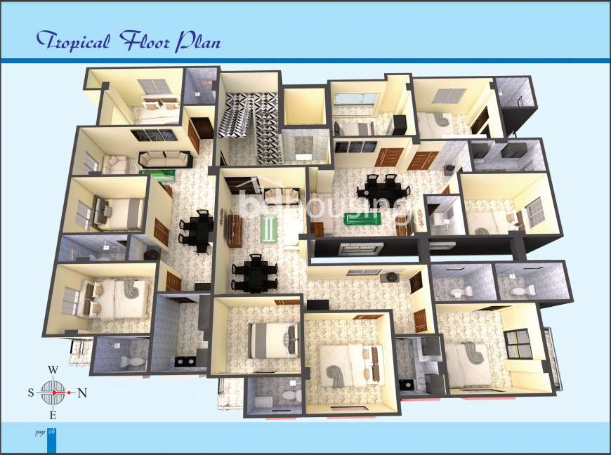 Mukta Plaza, Uttara, Dhaka 1230, Apartment/Flats at Azompur