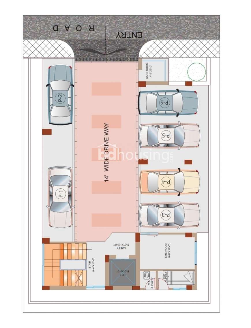 Ready 1550 sft Apartment for Sale at Block G, Bashundhara R/A, Apartment/Flats at Bashundhara R/A