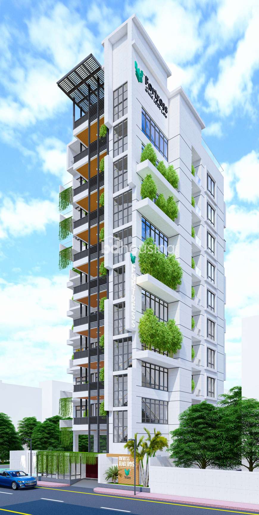 Fortress Tuberose, Land Sharing Flat at Bashundhara R/A