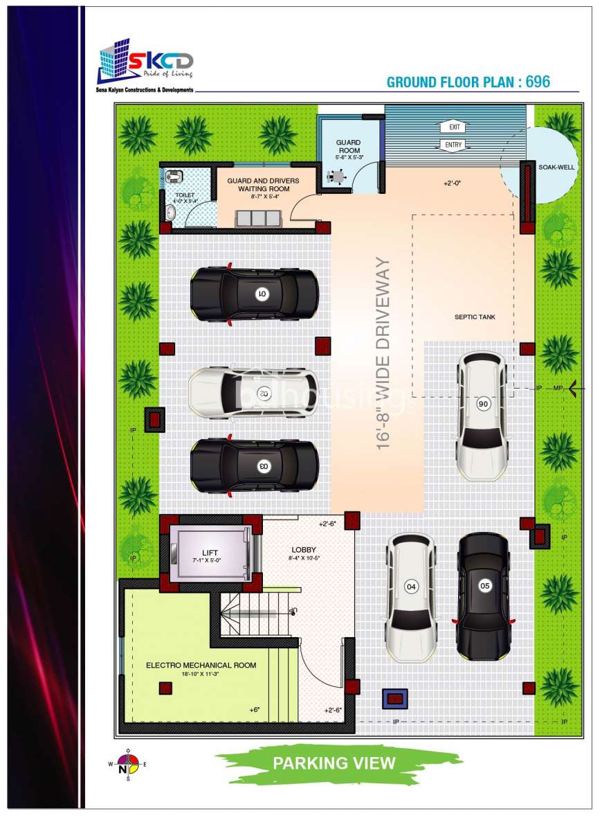 1514 sft Flat in Bashundhara, Apartment/Flats at Bashundhara R/A