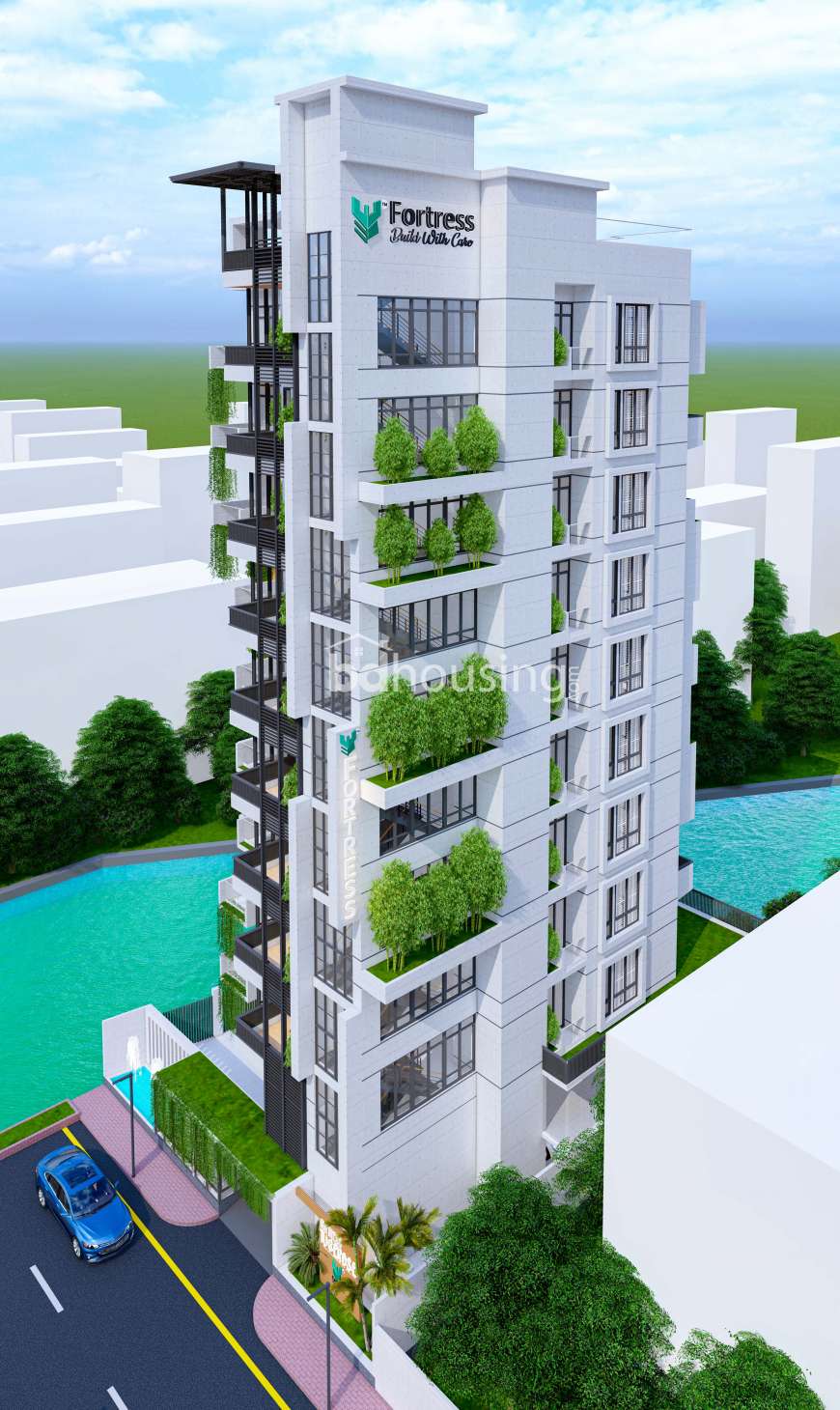 Fortress Tuberose, Land Sharing Flat at Bashundhara R/A