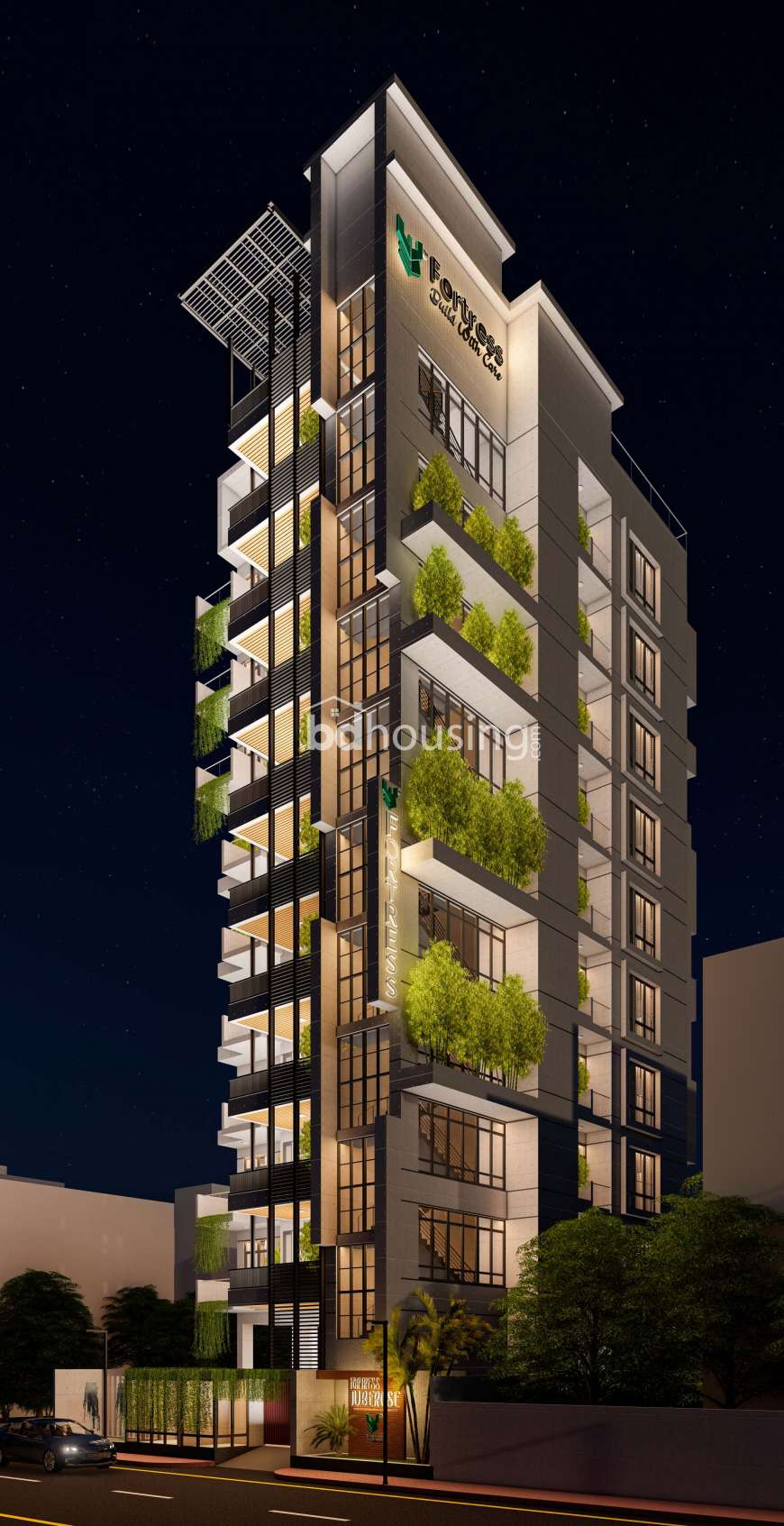 Fortress Tuberose, Land Sharing Flat at Bashundhara R/A