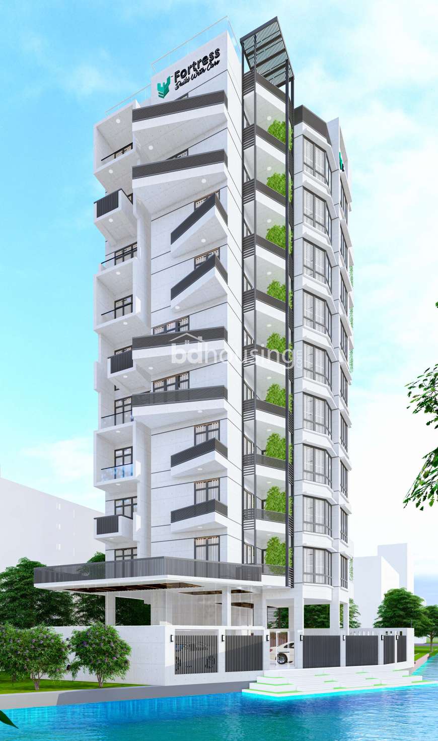 Fortress Tuberose, Land Sharing Flat at Bashundhara R/A