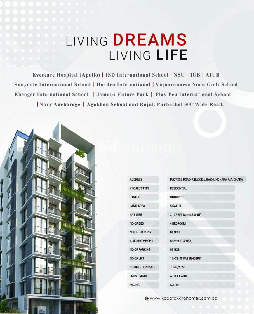 KHL Mehrima, Apartment/Flats at Bashundhara R/A