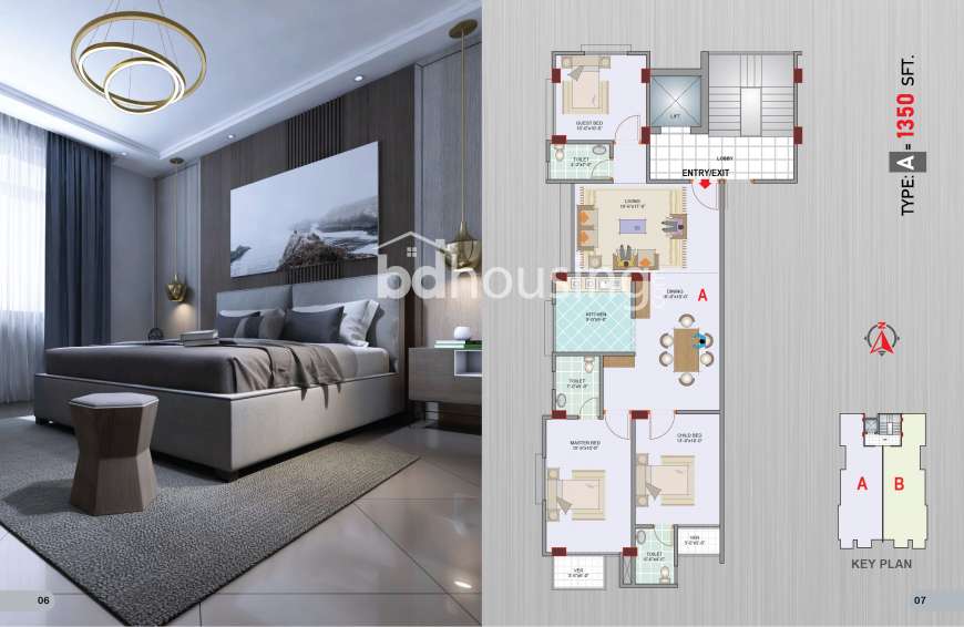 NAGAR MOONLIGHT, Apartment/Flats at Mohammadpur
