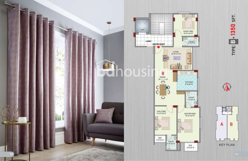 NAGAR MOONLIGHT, Apartment/Flats at Mohammadpur