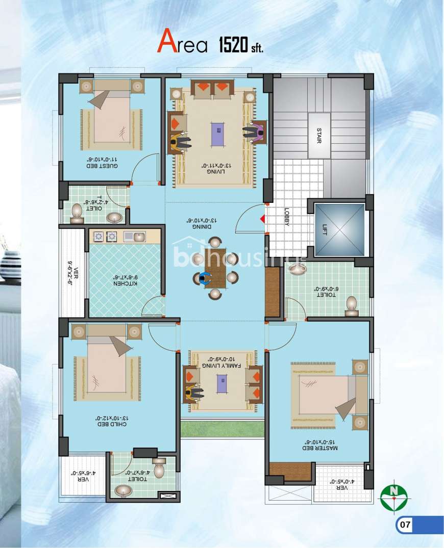 NAGAR RUBY COTTAGE, Apartment/Flats at Bashundhara R/A