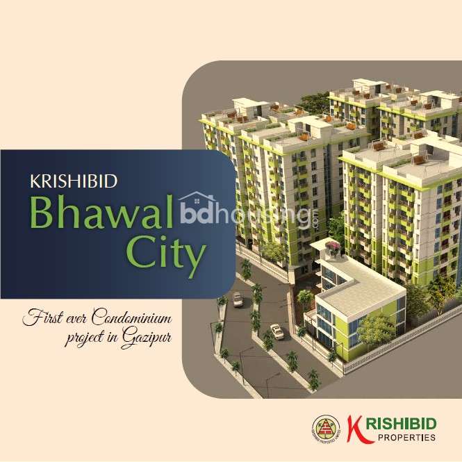 Krishibid Bhawal City, Apartment/Flats at Gazipur Sadar