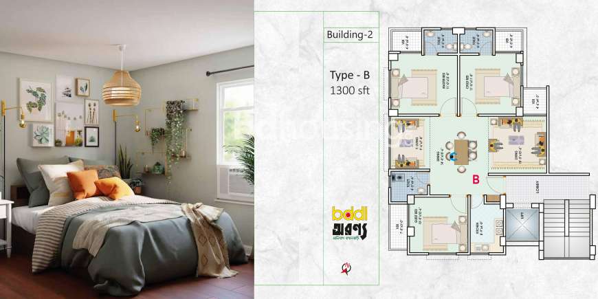 bddl Arannya, Apartment/Flats at Malibag