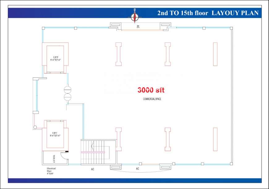 Unique Wahed Plaza, Office Space at Malibag