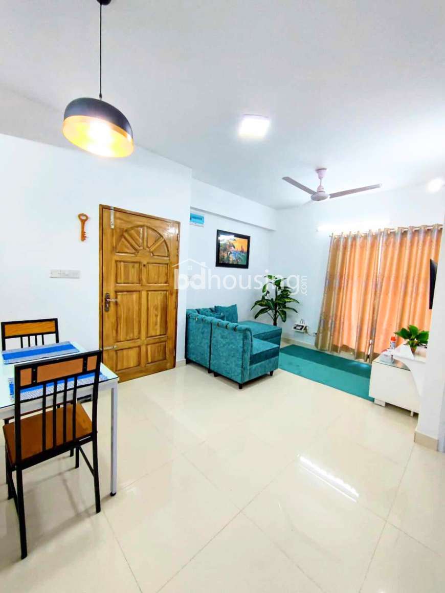 Rent A Two-Bedroom Apartment With Complete Furnishings, Apartment/Flats at Bashundhara R/A