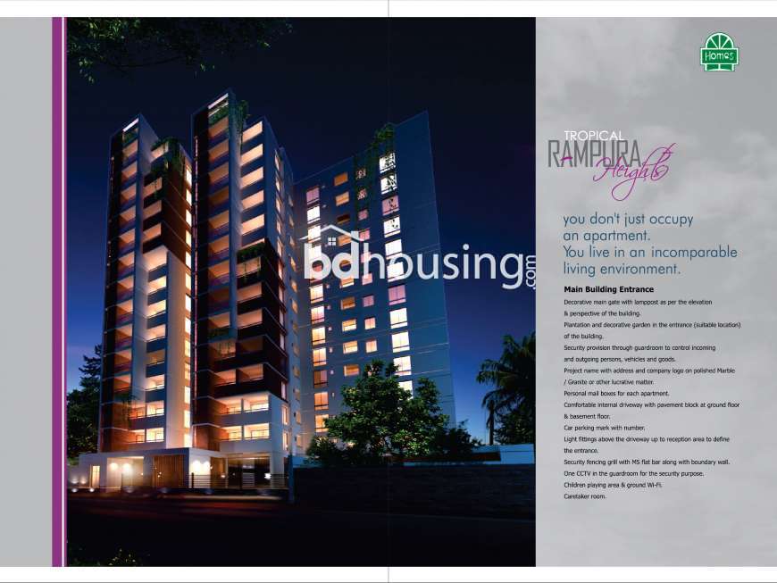 Tropical Rampura Heights, Apartment/Flats at Rampura