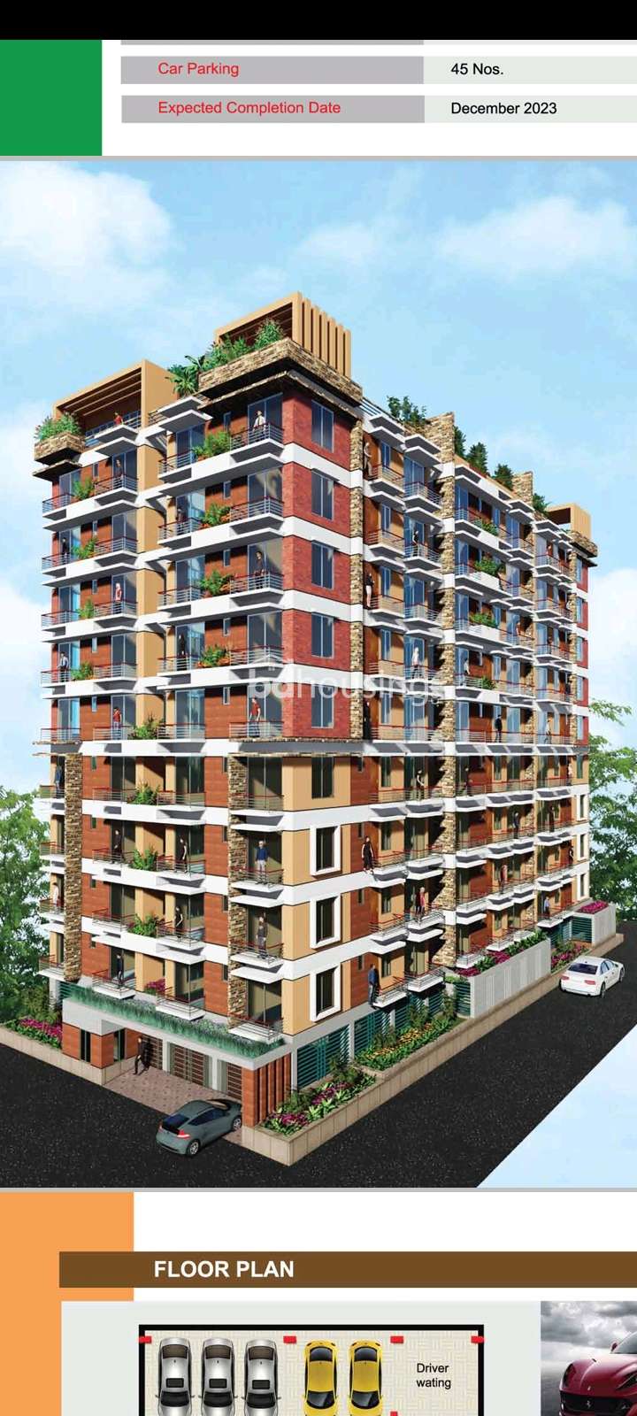 MOITRY NIBASH, Land Sharing Flat at Bashundhara R/A