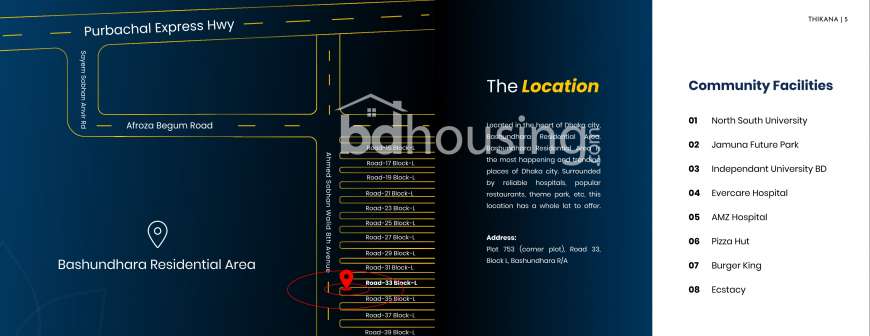 AKDL Thikana , Apartment/Flats at Bashundhara R/A