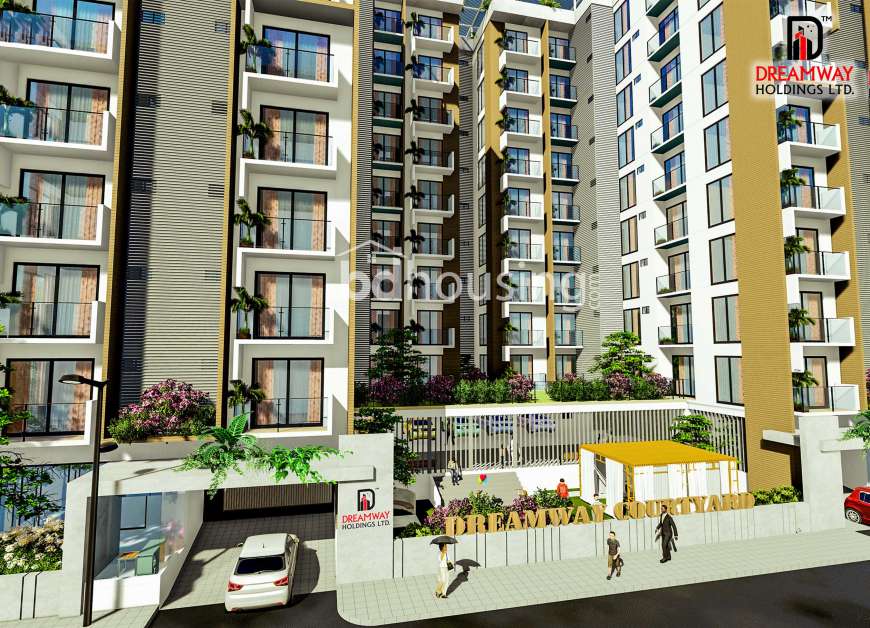 Dreamway Courtyard, Land Sharing Flat at Bashundhara R/A