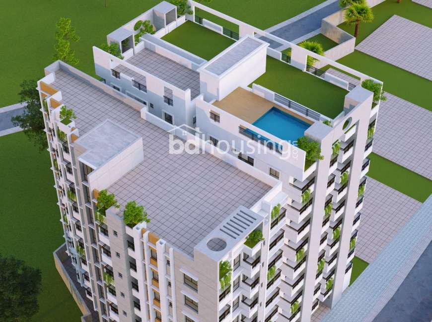 Raiyan Royal City Park, Land Sharing Flat at Uttar Khan