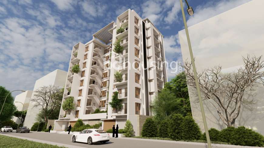 Plot(379-380) 2410 sft flat of Sena Kalyan at Bashundhara R/A, Apartment/Flats at Bashundhara R/A