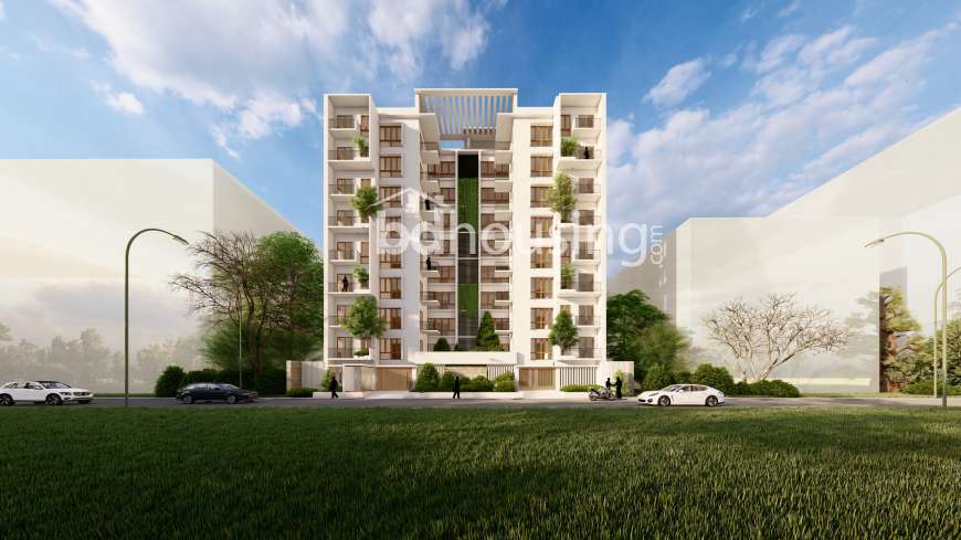 Plot(379-380) 2410 sft flat of Sena Kalyan at Bashundhara R/A, Apartment/Flats at Bashundhara R/A