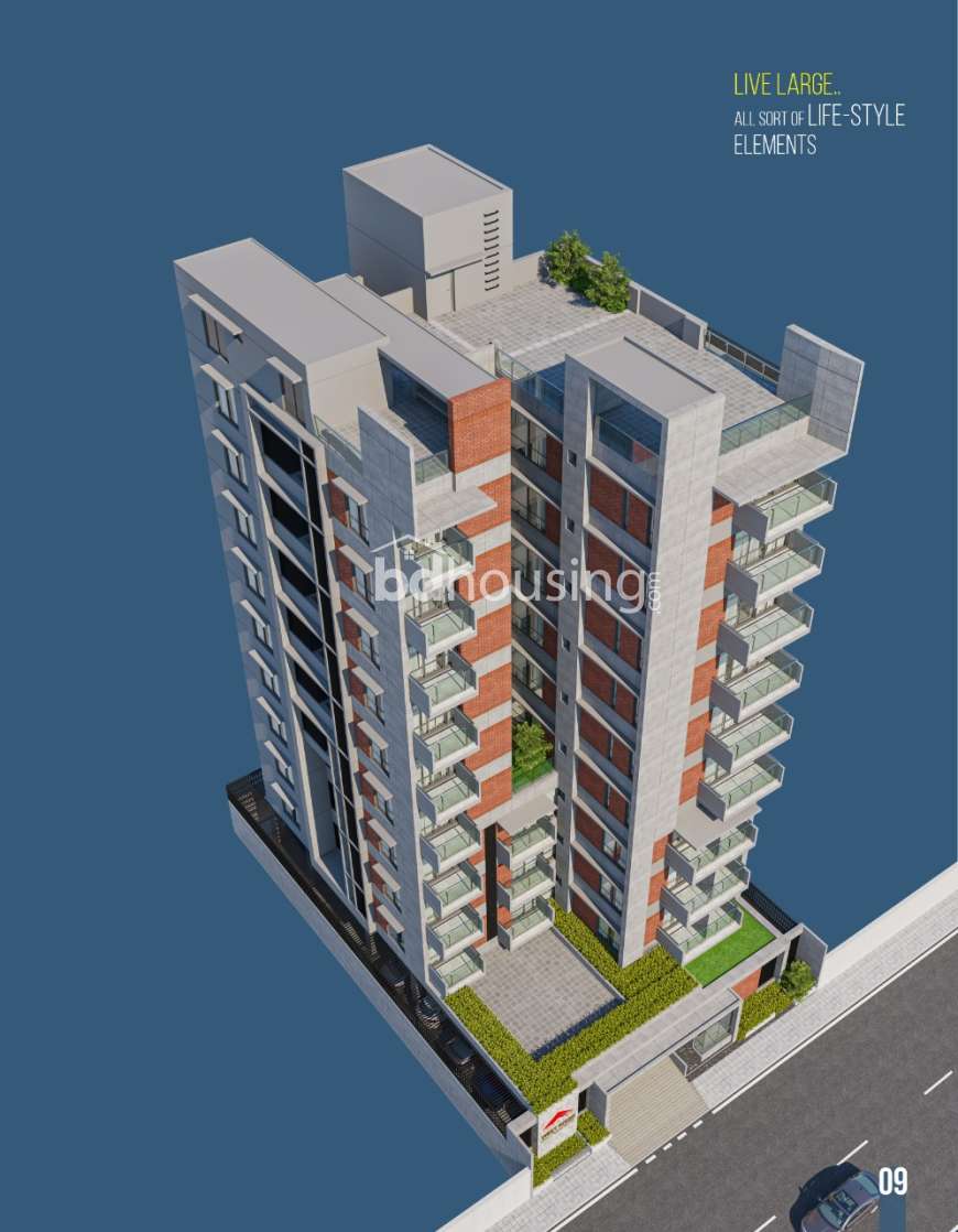 Ready 2750 sift flat for sale @ Basundhara R/A, Apartment/Flats at Bashundhara R/A