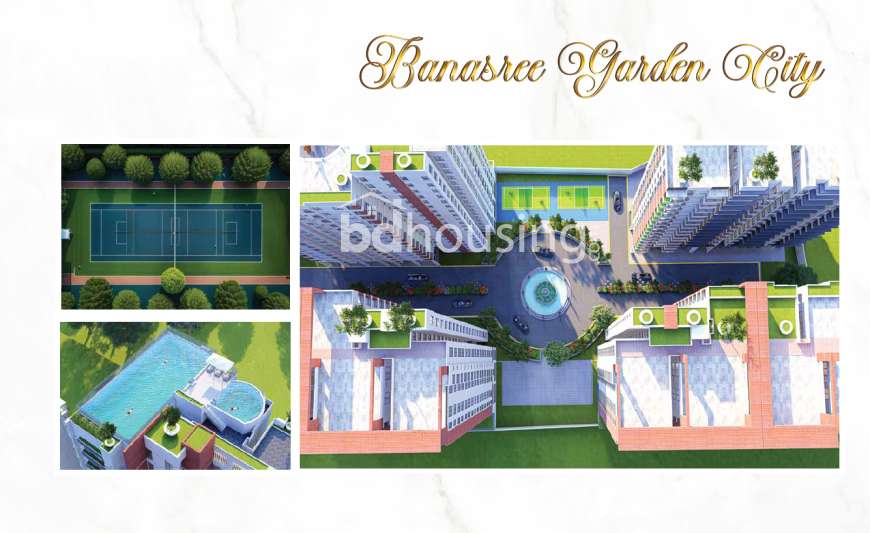 Banasree Garden City, Land Sharing Flat at Banasree