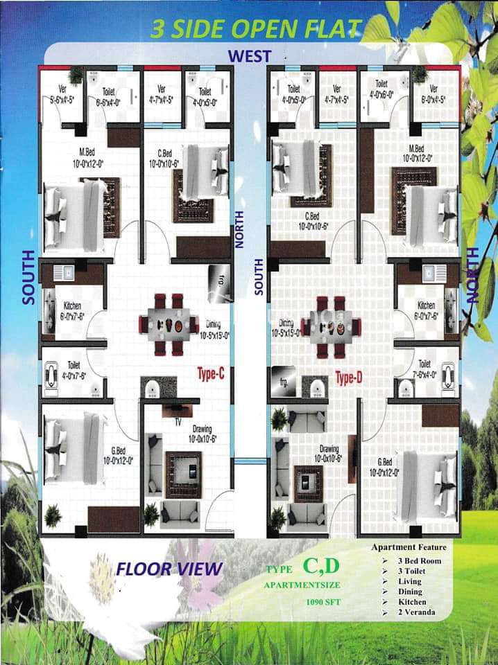 STC MOHAMMADIA GARDEN A Project Of STC, Apartment/Flats at Dakshin khan