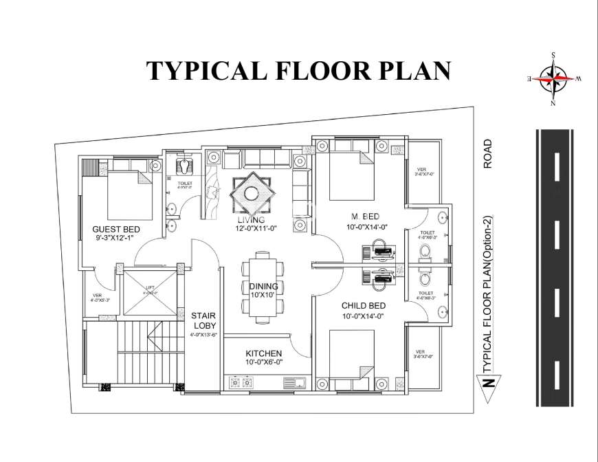 Tahamina Palace, Apartment/Flats at Kallyanpur