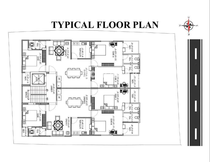 Bayt-E-Shahdat, Apartment/Flats at Shyamoli