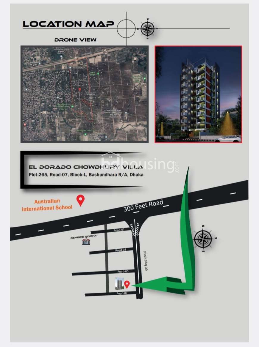 Bashundhara Chowdhury Villa, Apartment/Flats at Bashundhara R/A