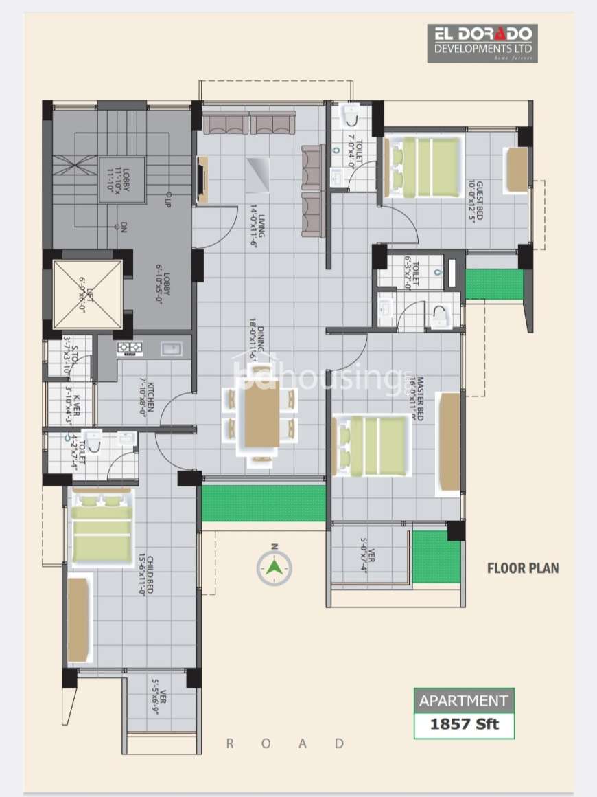 Bashundhara Chowdhury Villa, Apartment/Flats at Bashundhara R/A