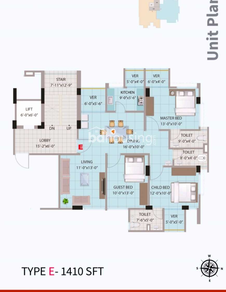 Khilgaon El DORADO Arshad Square, Apartment/Flats at Malibag