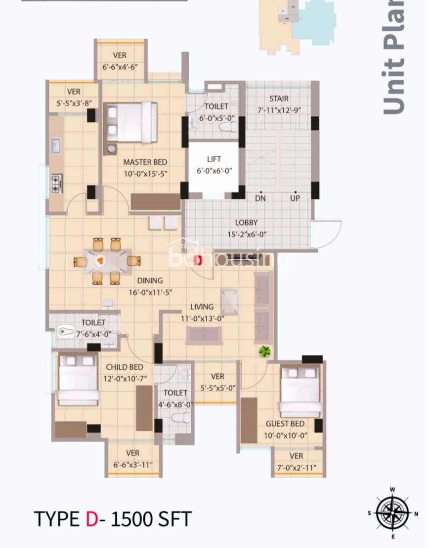 Khilgaon El DORADO Arshad Square, Apartment/Flats at Malibag