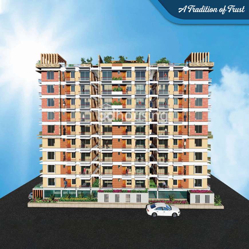 Moitry Nibash, Apartment/Flats at Bashundhara R/A