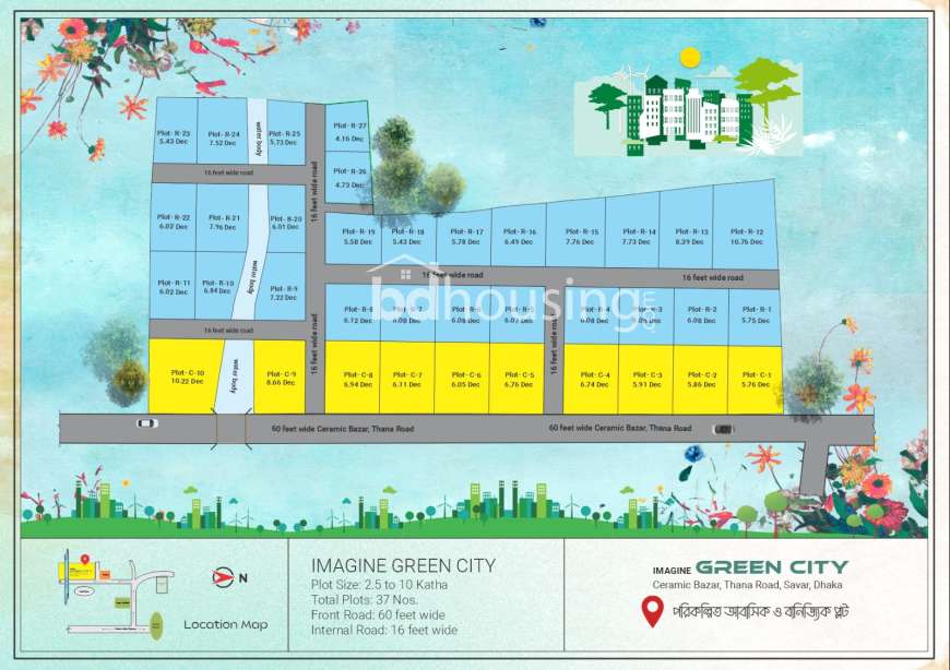 Ready plot for sale at Saver, Residential Plot at Savar