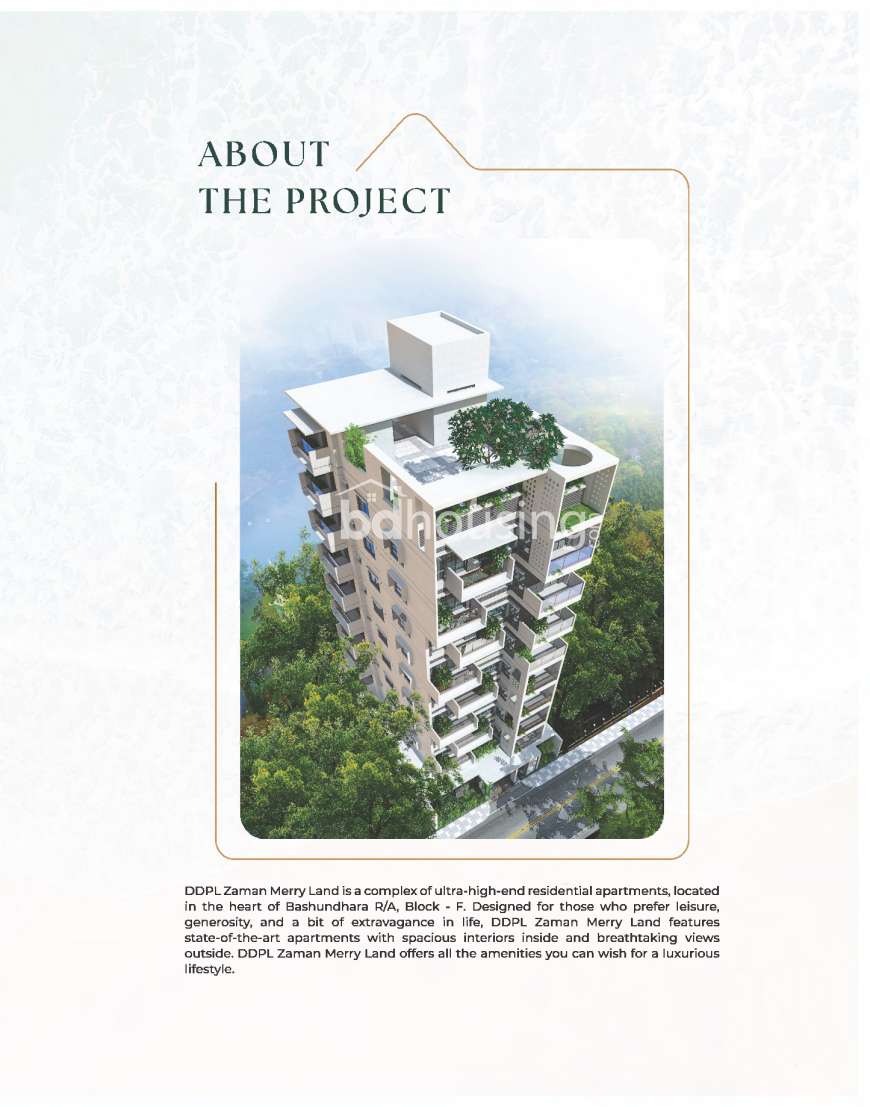 DDPL Zaman Marry land, Apartment/Flats at Bashundhara R/A