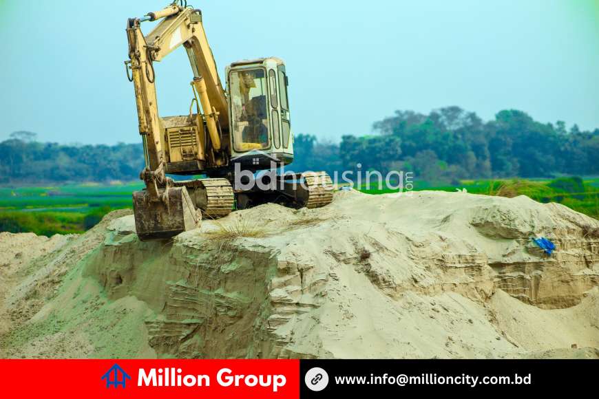 Million city , Residential Plot at Tongi