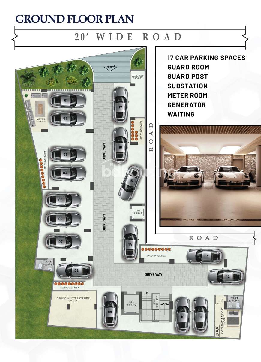 Scion Swapno Neer, Apartment/Flats at Banasree