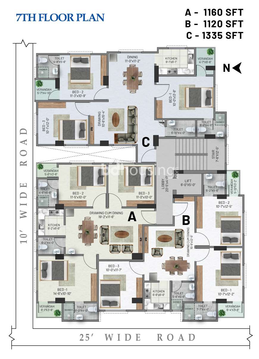The Teacher's Lodge, Apartment/Flats at Khilgaon