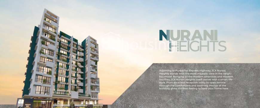 JCX Nurani Heights , Apartment/Flats at Bashundhara R/A