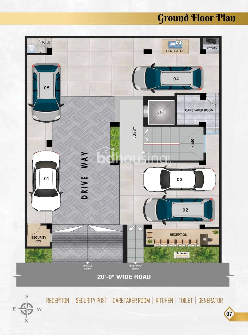 Elegant Shopno Nibash, Apartment/Flats at Aftab Nagar