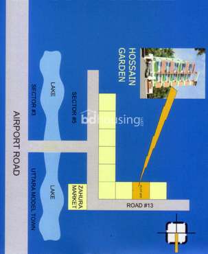 Trinity Hossain Garden, Apartment/Flats at Uttara