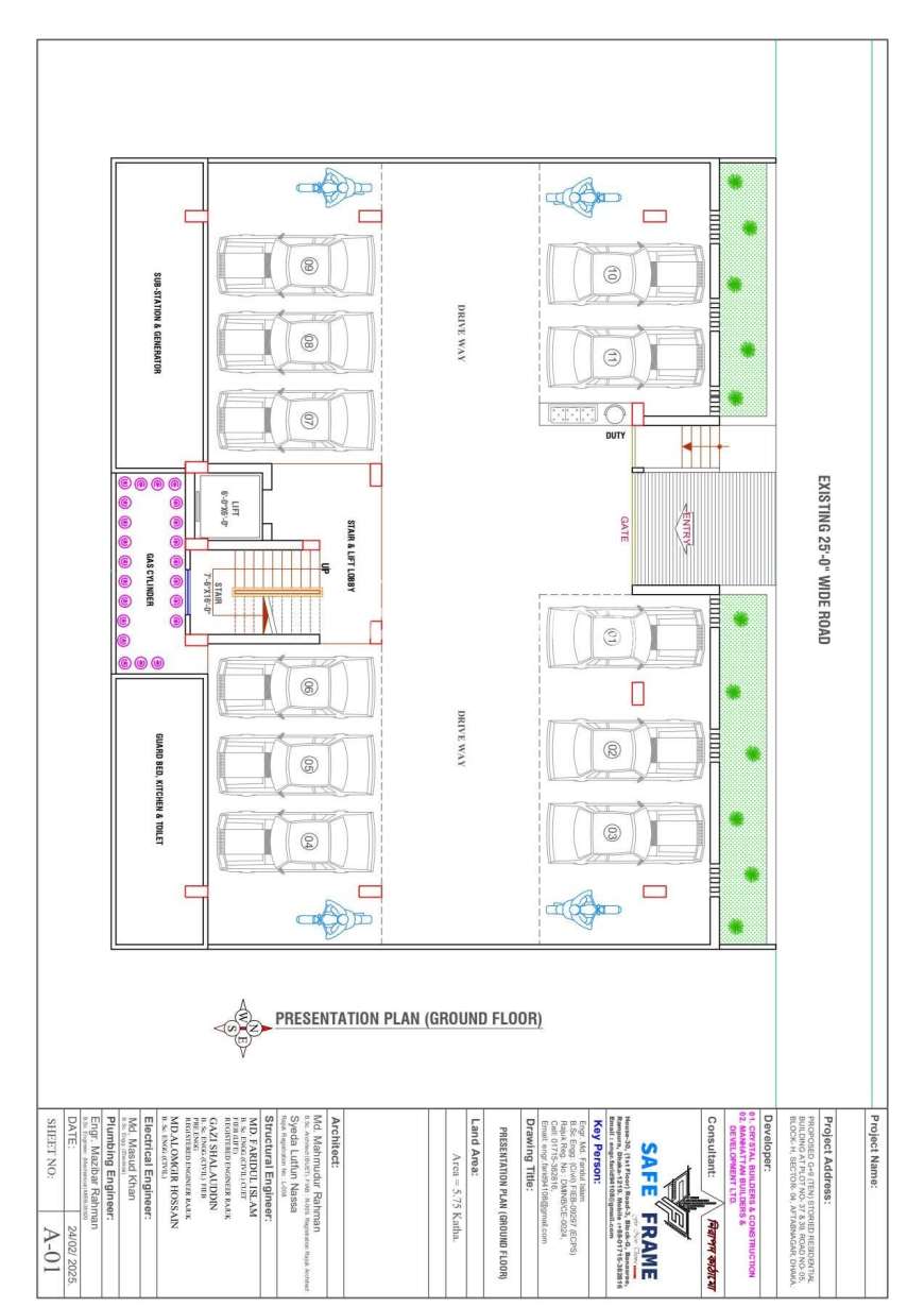 Land Share Apartment Sale at Aftab Nagar, Land Sharing Flat at Aftab Nagar