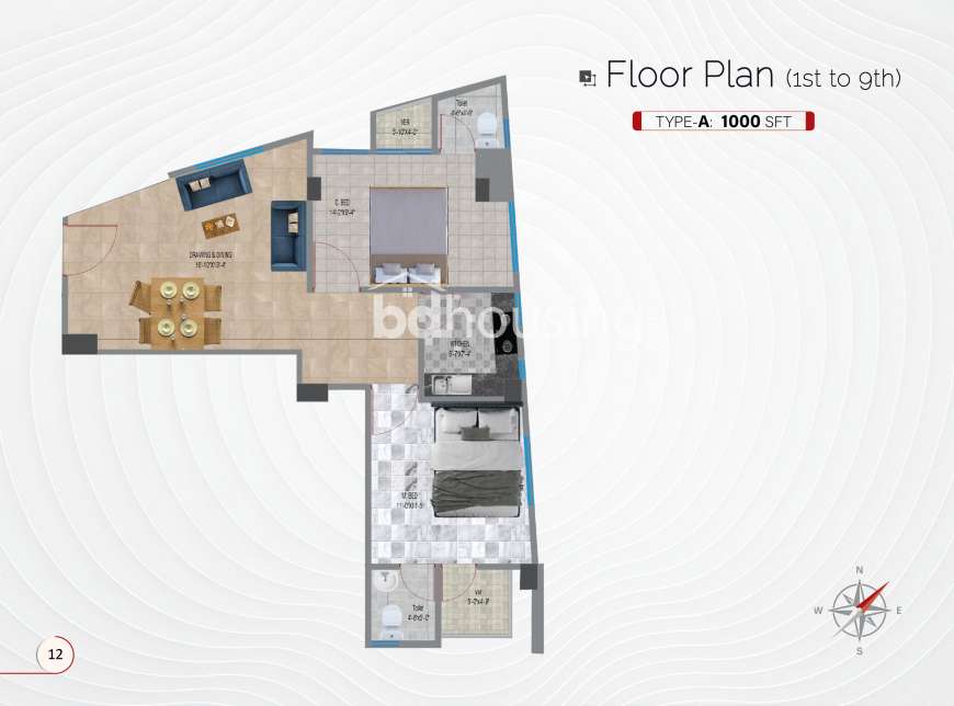 Alif Garden, Apartment/Flats at Agargaon