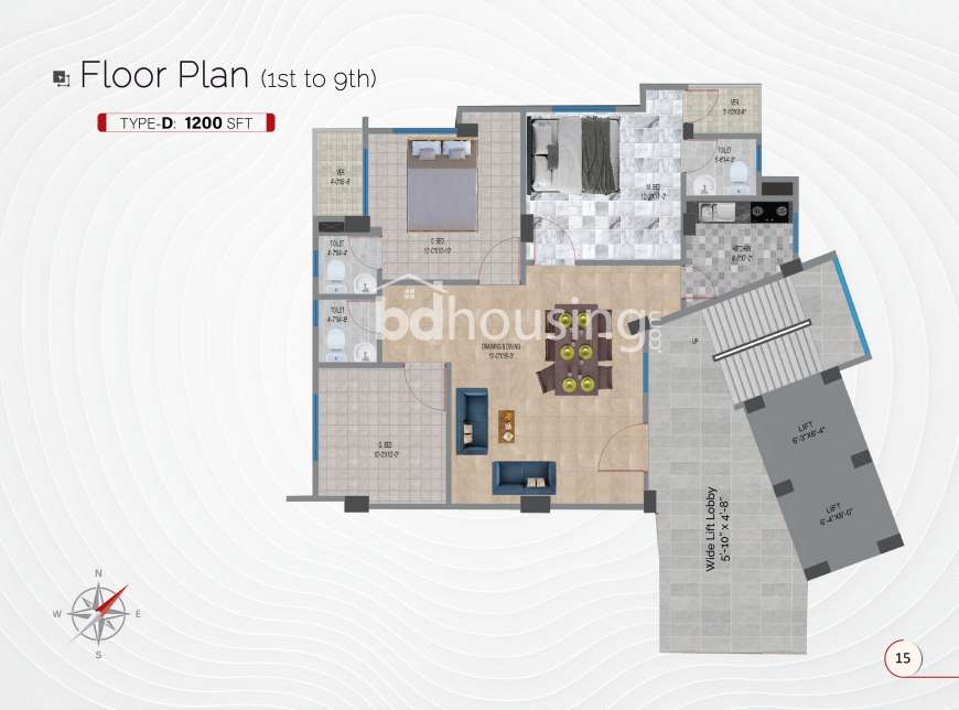 Alif Garden, Apartment/Flats at Agargaon