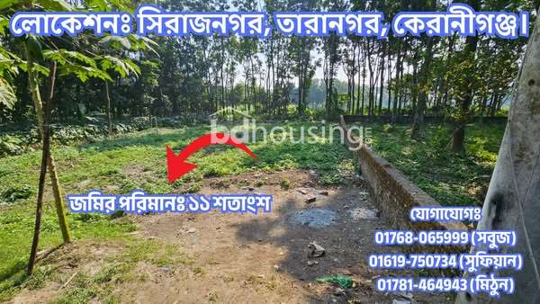 সিরাজনগর রিভারভিউ সোসাইটি, Residential Plot at Keraniganj