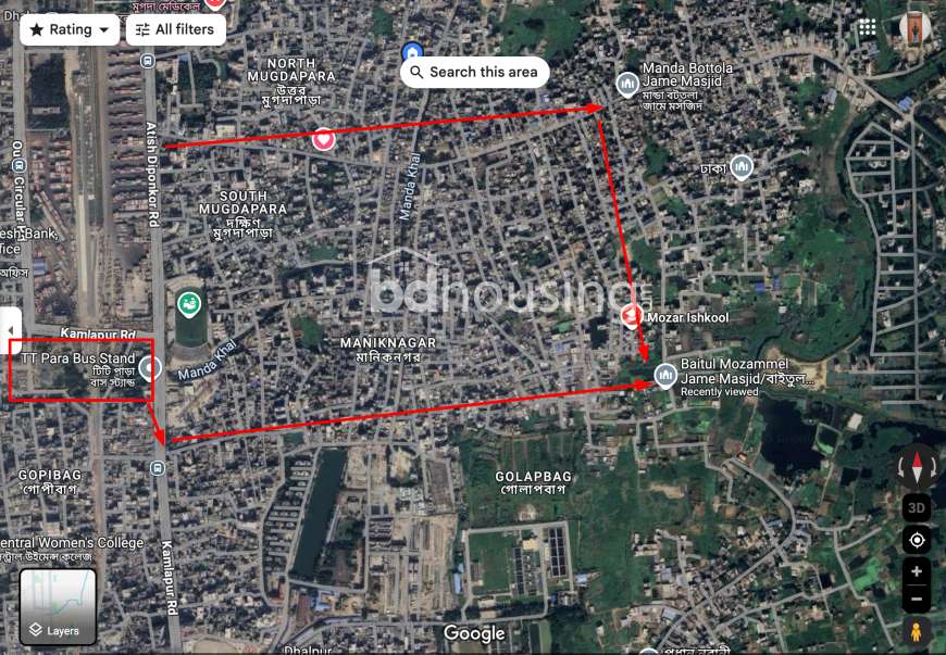 ২.৫ কাঠা জমি ১ কোটি টাকা!, Residential Plot at Manda
